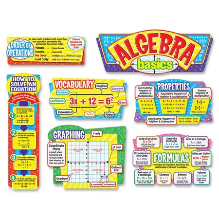 Trend Enterprises Algebra Basics Bulletin Board Set T8256